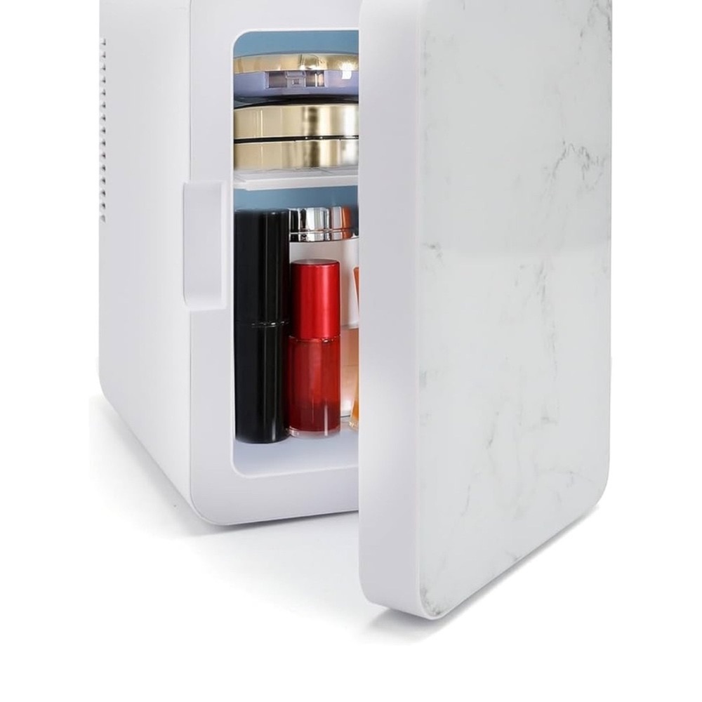 Compact Skincare Fridge with One Shelf and Slim Design